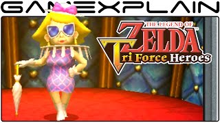 Zelda: Tri Force Heroes - The Lady's Pets BOSS FIGHT (60fps Direct Feed)