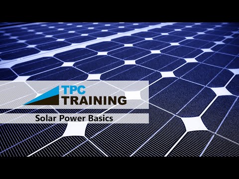 Solar Power Maintenance w/ TPC Online Webinar | TPC Training