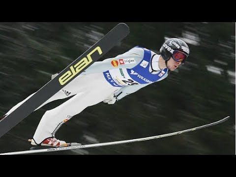 Robert Kranjec wins ski jumping (HS 200 Kulm 2010)