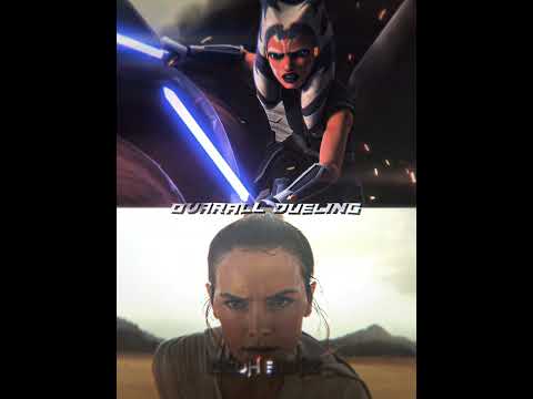 Ahsoka Tano vs Rey #marvel #dc #starwars #ahsoka