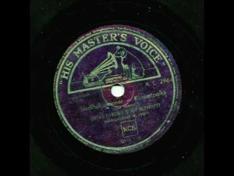 Ottar Nyborg & Alf Blyverket - Stockholmsminner, konsertpolka - HMV AL 2964 - 1948