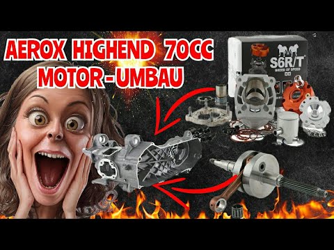 70CC HIGHEND AEROX MOTORUMBAU  | Stage6 R/T 70 | Motor Komplett Umbau | Tuning Setup | By Lilo