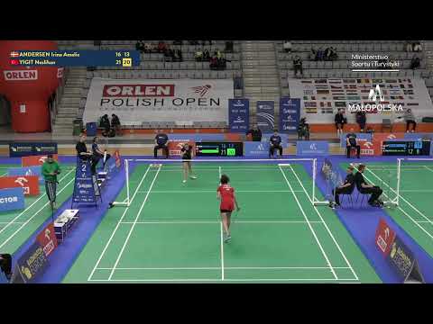 Match point - Irina Amalie Andersen vs Neslihan Yigit - WS, SF – Polish Open 2023
