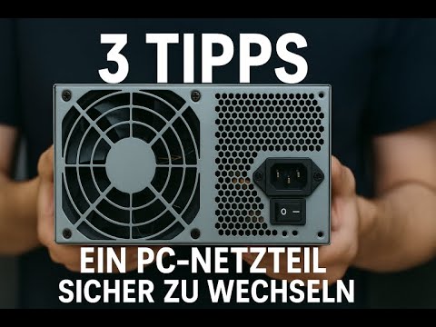 3 Tipps ein PC Netzteil sicher zu wechseln.