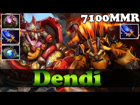 Dendi 7100 MMR Plays Timbersaw And Earthshaker - Ranked Gameplay - Dota 2