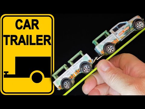🔥😱 I Cut 2 Matchbox Ford F-150s to Build the CRAZIEST Trailer Ever! 💎