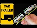 I Cut 2 Matchbox Ford F 150s To Build The CRAZIEST Trailer Ever