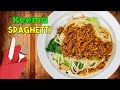 Keema Spaghetti बौद्धको जस्तो | Local Tibetan Keema Noodle | Spaghetti Bolognese at Home