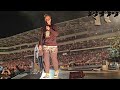 Kourtney Kardashian Barker  announces pregnancy with Travis Barker at Blink 182 Travis I'm pregnant