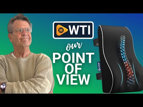 Lumbar Support Pillow for Office Chair Back Support Pillow for Car - WTI product video review