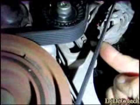 Tension courroie d'accessoires.