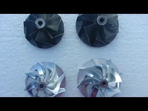 Billet compressor wheel vs Cast wheel K03 & K04 Snail Performance
