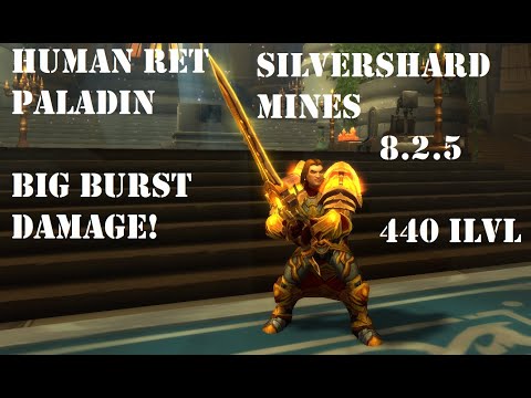 Human Ret Paladin PVP BG 8.2.5 - Big Burst Damage!