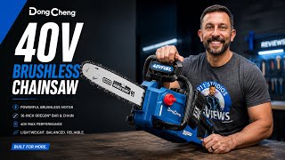 Dong Cheng Tools Double Feature - 20V Brushless Electric Pruning Shears & 16" 40V Cordless Chainsaw