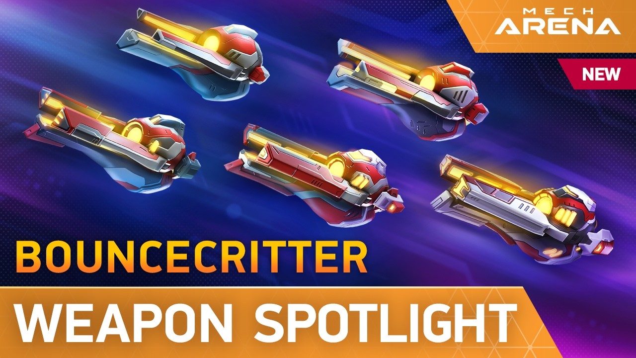 Mech Arena | Weapon Spotlight | Bouncecritter