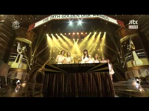 [HD] 140116 APink winning Bonsang @ Golden Disk Award