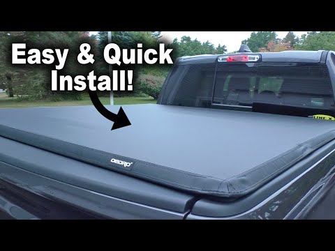 How to Install 09-24 Dodge Ram 1500 Tonneau Cover | Soft Tri-fold for 5.6 ft Bed