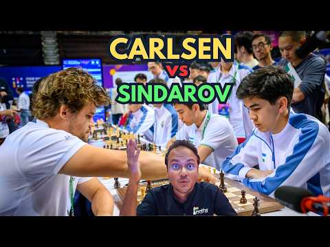 Magnus Carlsen, nº 1 do mundo, vs. o desafiante ao Campeonato Mundial Javokhir Sindarov