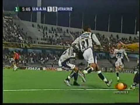 Pumas 3-0 Veracruz  GOL Joaquin Botero  Apertura 04  Cuartos De Final Ida