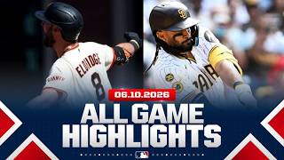 Highlights from ALL GAMES on 6/10 (Fernando Tatis Jr. & Bryce Eldridge walk it off and MORE!)