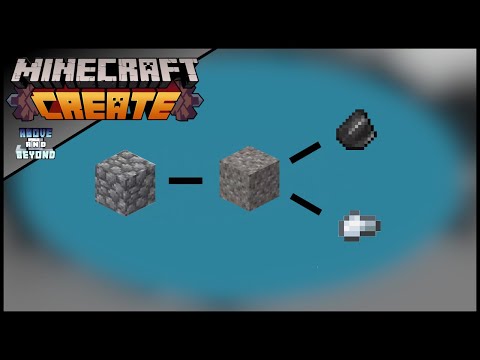 Create Above & Beyond - Ep 12 - Toolbox, Cobblestone Generator, Iron - Minecraft 1.16.5