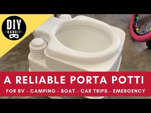 ️🔥 PORTA POTTI REVIEW➔ How to Prep, Use, & Empty (RV / Camping / Roadtrip / Boat / Emergency Toilet)