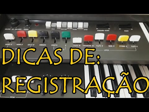 Dicas e Instruções: Noções básicas de registração do órgão eletrônico