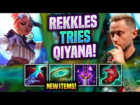 REKKLES TRIES QIYANA WITH NEW ITEMS! - KC Rekkles Plays Qiyana JUNGLE vs Udyr! | Preseason 2022