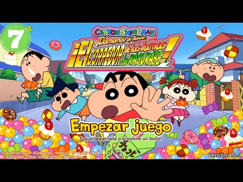 Gameplay de CRAYON SHINCHAN ¡Llamando al viento! ¡El CORREDOR de las llamas de KASUKABE!