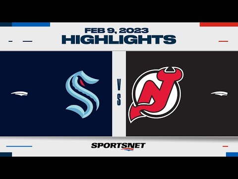 NHL Highlights | Kraken vs. Devils - February 9, 2023