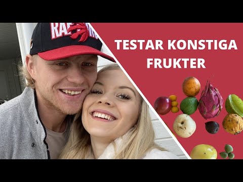 Testar konstiga frukter från hela världen