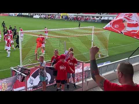 FK Pardubice x FK Jablonec - Pokřik “Pardubáci, Jo to jsme my” - 29. 7. 2023