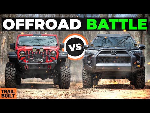 Head to Head Off-Road Test || Wrangler vs 4-Runner