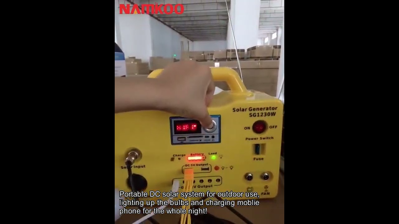 Solar Generator Test