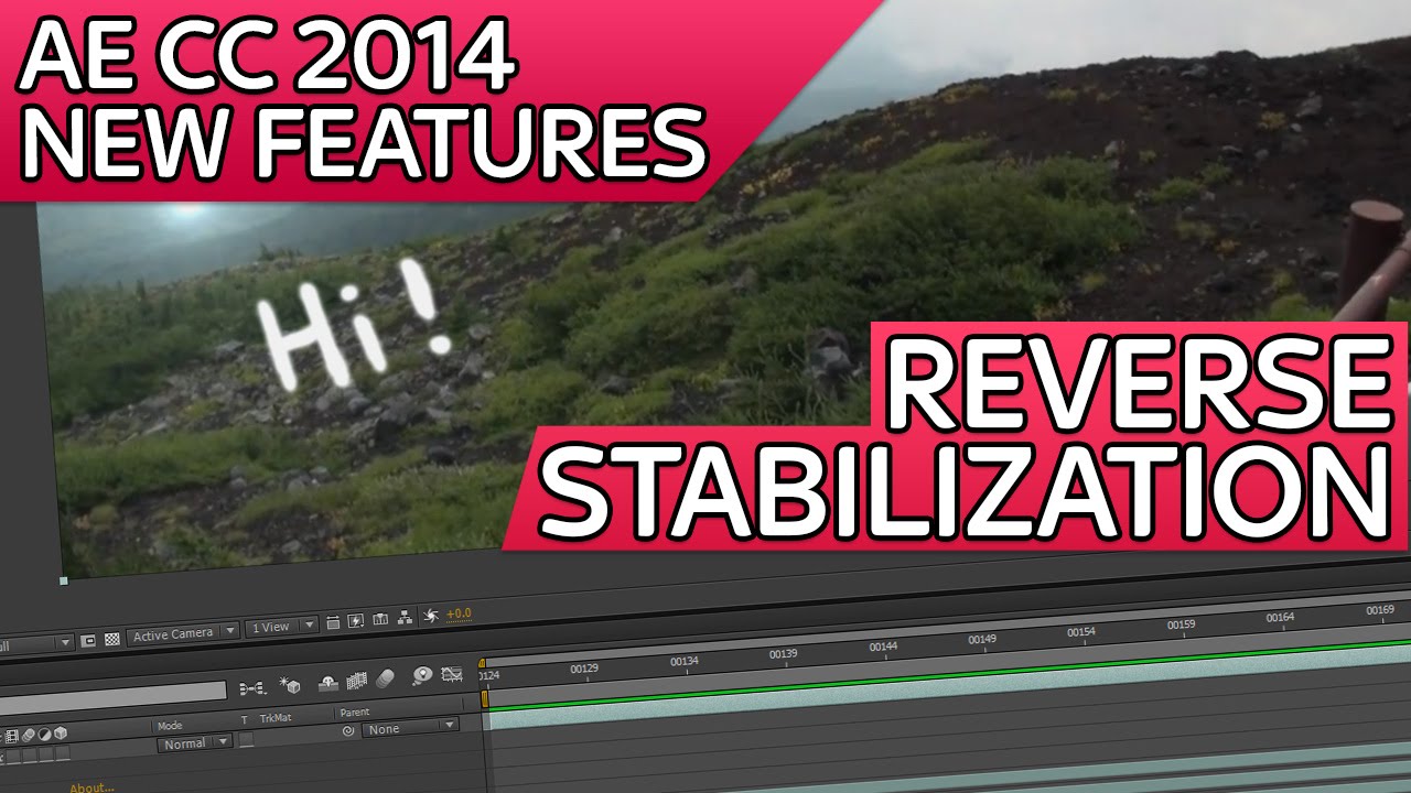 After Effects Tutorial: Reverse Stabilization