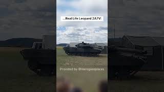 Leopard 2A7 in War Thunder vs. Real Life