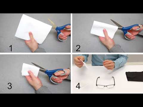 How to Clean Eyeglasses