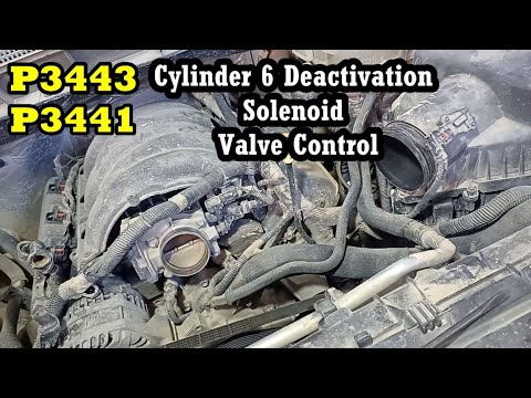 P3441,P3443,P2635,P25A2,P0171 CYLINDER 6 DEACTIVATION SOLENOID VALVE/ CHEVY SILVERADO