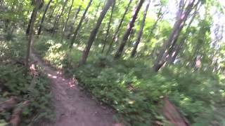 preview picture of video 'Indiana Mountain Bike Trails - Winona Lake Trail'