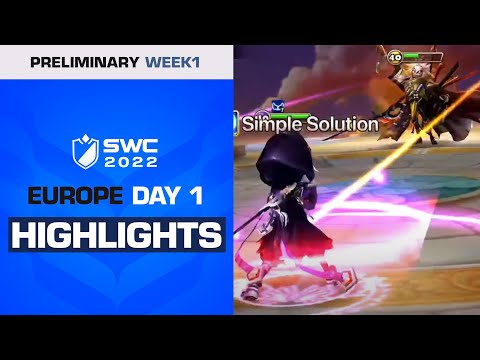 HIGHLIGHTS | EUROPE Preliminary DAY 1 | SWC2022