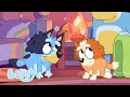 Øjeblikke I Regnvejr Med Bluey ️ Bluey På Dansk