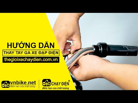 Thay tay ga xe đạp điện