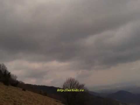 Slope soaring RC GLIDER ABm FOX 2.8m acro flight