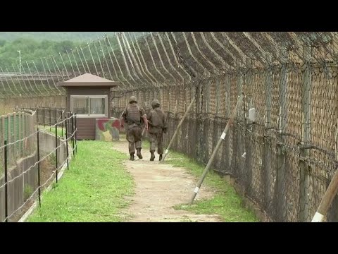 韓國軍方稱越境北韓男子欲叛逃 (North Korean man who crossed border wants to defect, says South Korea's military)