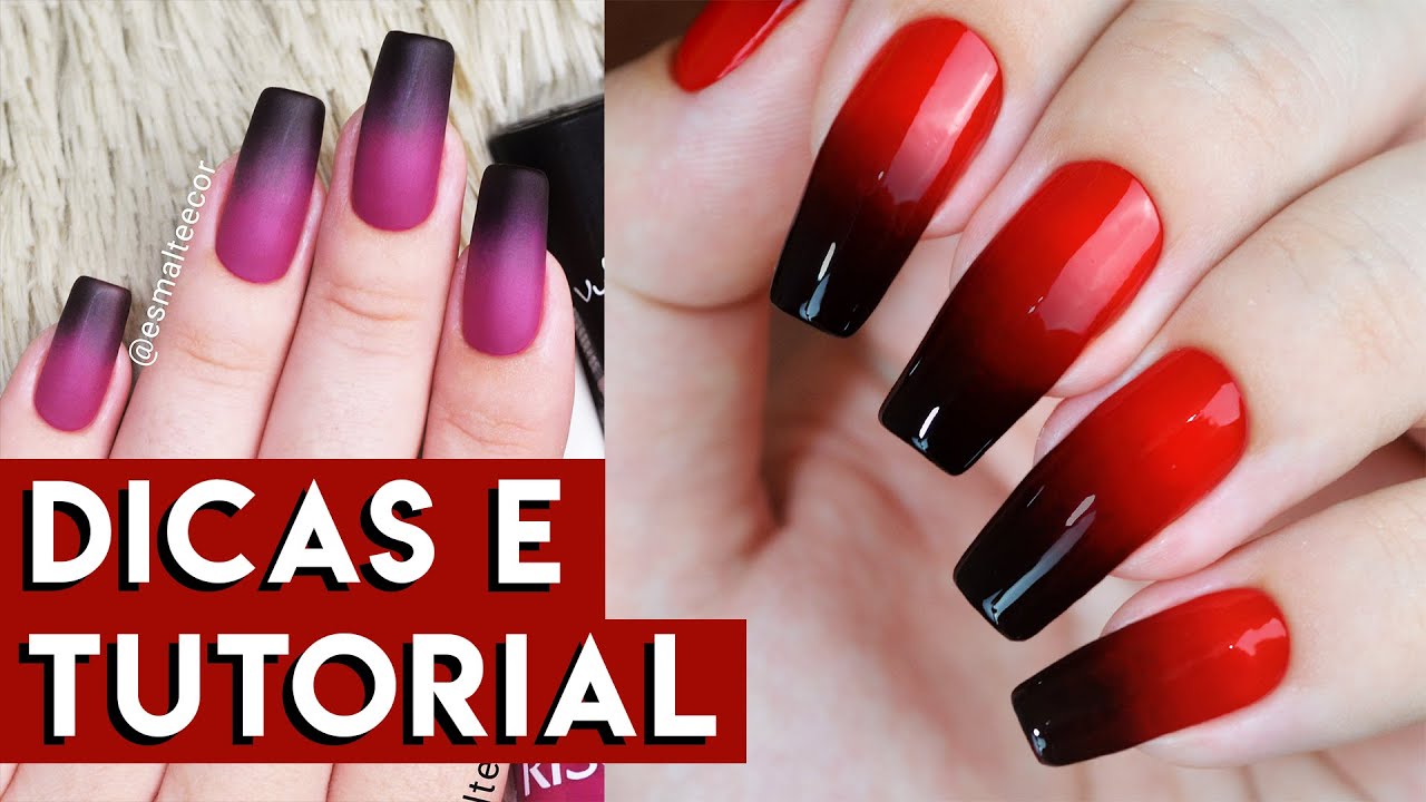 O DEGRADÊ PERFEITO | Tutorial de unhas
