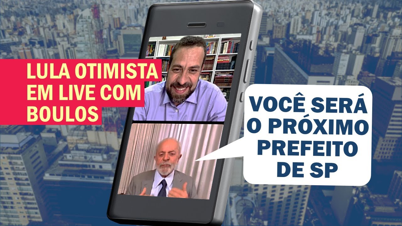 BOULOS NÃO PARAVA DE SORRIR NA LIVE; OS DOIS VÃO SE ENCONTRAR EM CAMINHADA SÁBADO | Cortes 247