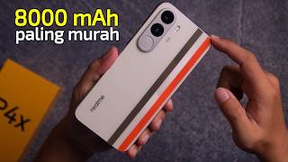 8000 mAh termurah - realme P4x unboxing