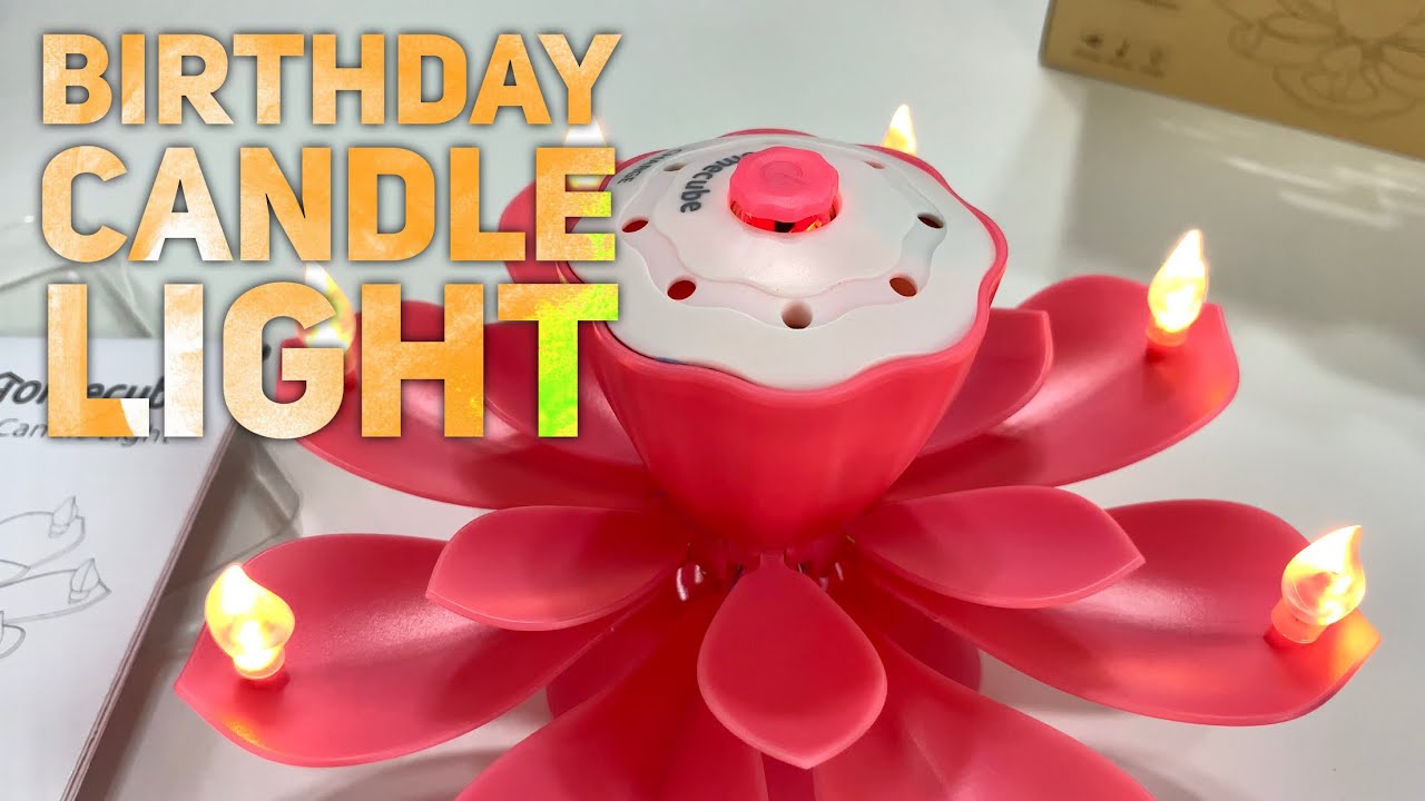 Musical LED Birthday Candles Flower Review