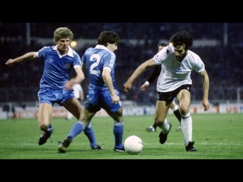 Ricky Villa scores goal for Tottenham Hotspur during FA Cup Final Replay; 1981