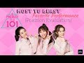 Most To Least Favorite Performance Position Evaluation PRODUCE 101 CHINA